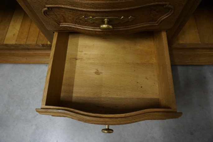 WITRYNA Z KOMODA LITY DĄB 5 DRZWIOWA SZER. 205 CM