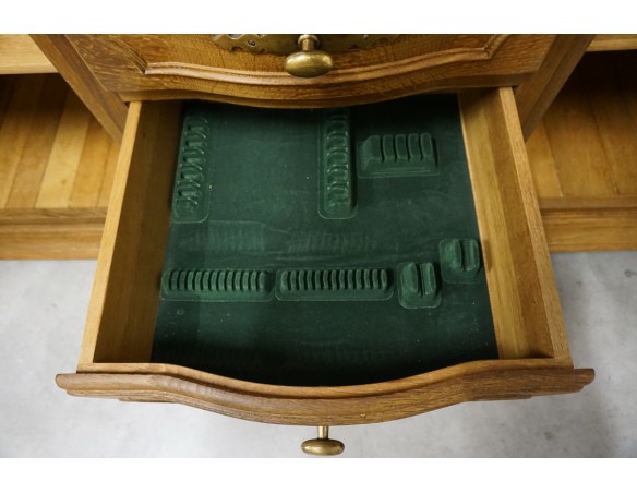 WITRYNA Z KOMODA LITY DĄB 5 DRZWIOWA SZER. 205 CM