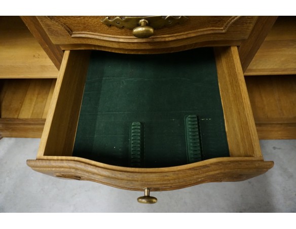 WITRYNA Z KOMODA LITY DĄB 5 DRZWIOWA SZER. 205 CM