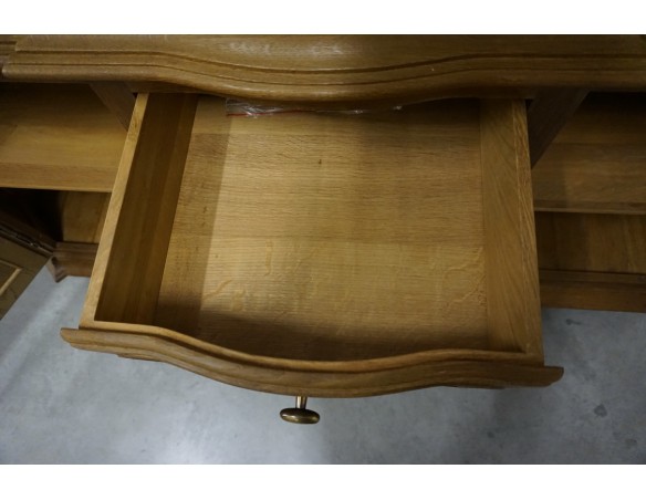 WITRYNA Z KOMODA LITY DĄB 5 DRZWIOWA SZER. 205 CM