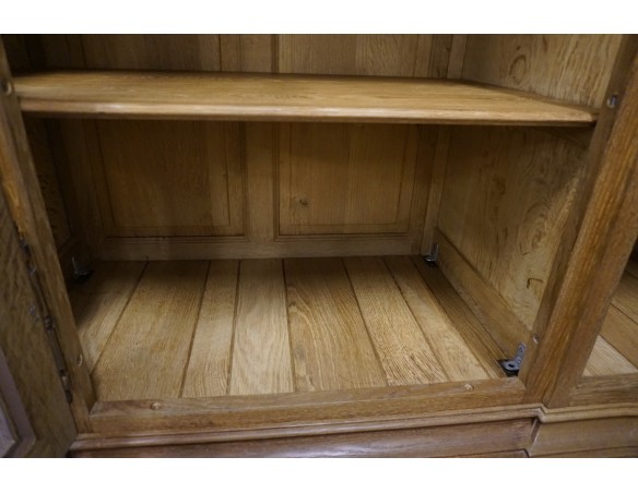 WITRYNA Z KOMODA LITY DĄB 5 DRZWIOWA SZER. 205 CM