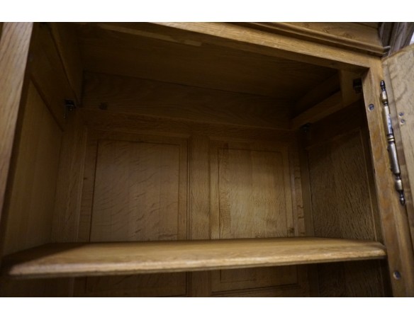 WITRYNA Z KOMODA LITY DĄB 5 DRZWIOWA SZER. 205 CM