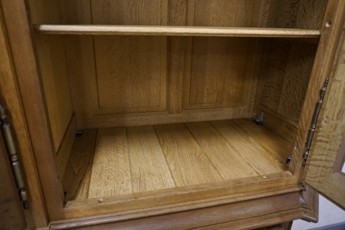 WITRYNA Z KOMODA LITY DĄB 5 DRZWIOWA SZER. 205 CM