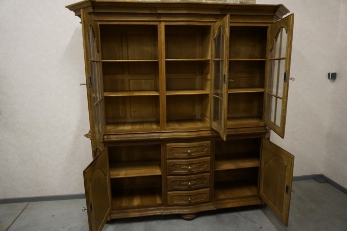 WITRYNA Z KOMODA LITY DĄB 5 DRZWIOWA SZER. 205 CM