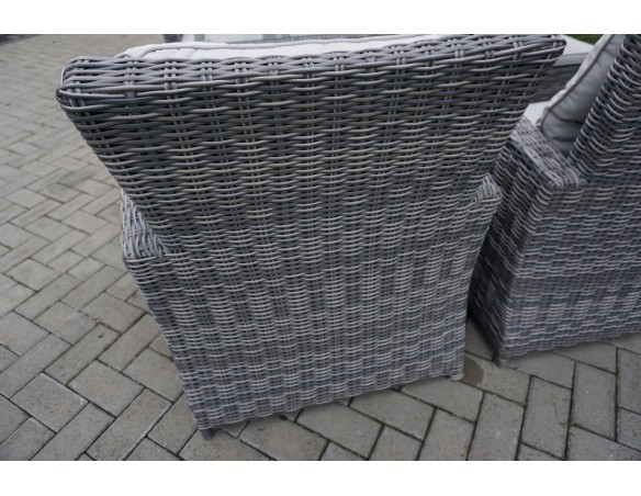 ZESTAW Z TECHNORATTANU STÓŁ + SOFA 3 OSOBOWA + 2 FOTELE