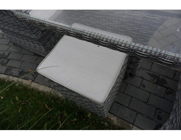 ZESTAW Z TECHNORATTANU STÓŁ + SOFA 3 OSOBOWA + 2 FOTELE