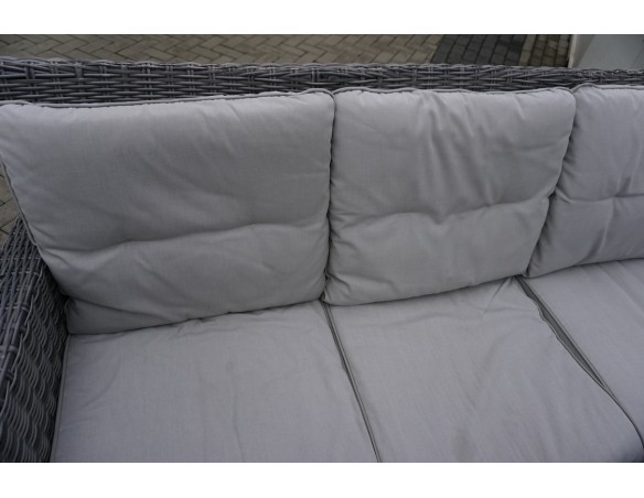 ZESTAW Z TECHNORATTANU STÓŁ + SOFA 3 OSOBOWA + 2 FOTELE