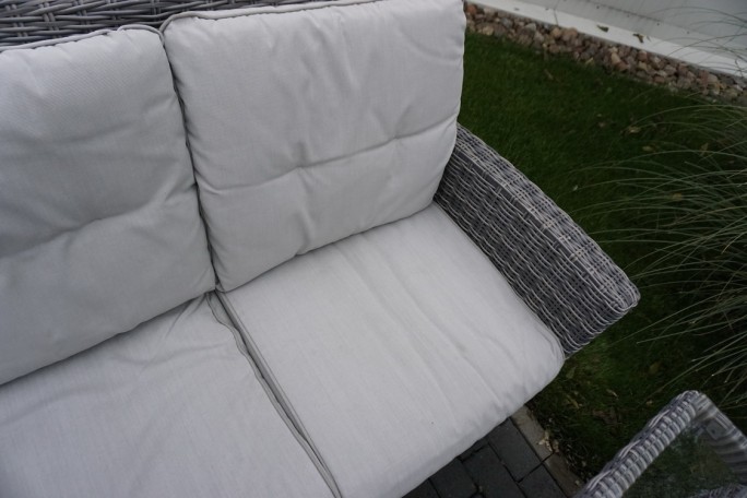 ZESTAW Z TECHNORATTANU STÓŁ + SOFA 3 OSOBOWA +...