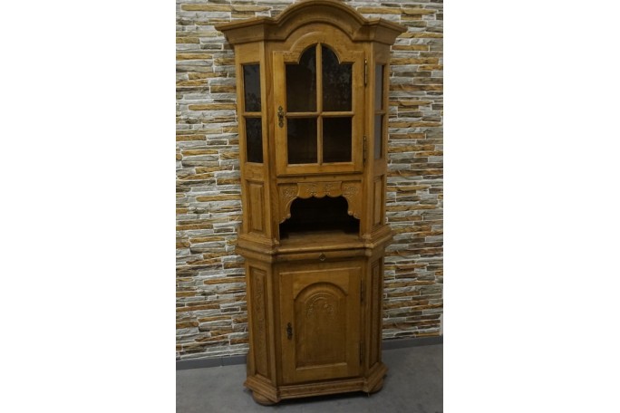 WITRYNA WĄSKA PŁASKA LITY DĄB SZER. 85 CM