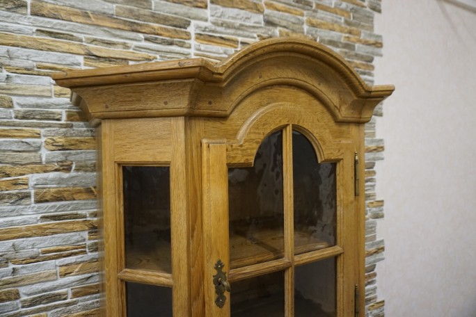 WITRYNA WĄSKA PŁASKA LITY DĄB SZER. 85 CM