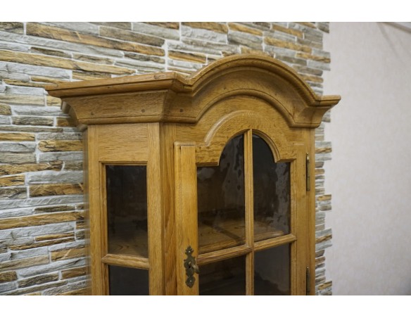 WITRYNA WĄSKA PŁASKA LITY DĄB SZER. 85 CM