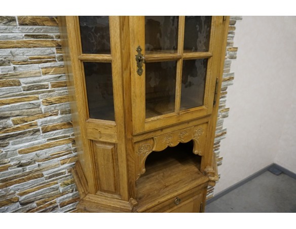 WITRYNA WĄSKA PŁASKA LITY DĄB SZER. 85 CM