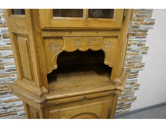 WITRYNA WĄSKA PŁASKA LITY DĄB SZER. 85 CM