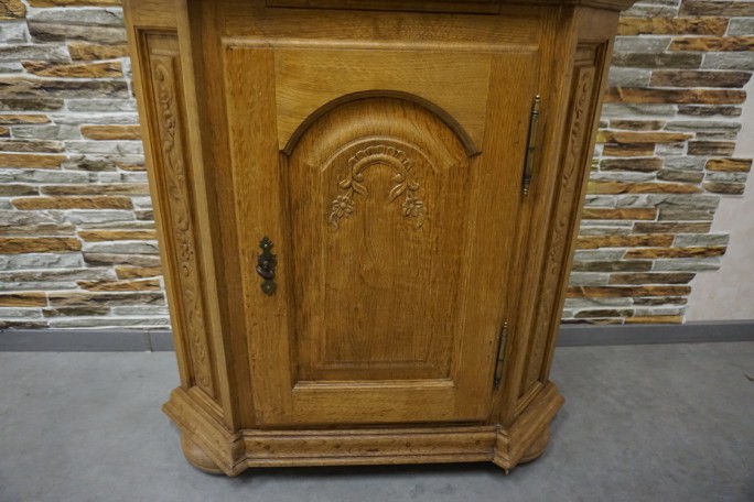 WITRYNA WĄSKA PŁASKA LITY DĄB SZER. 85 CM