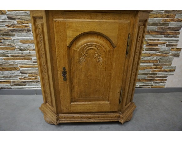 WITRYNA WĄSKA PŁASKA LITY DĄB SZER. 85 CM