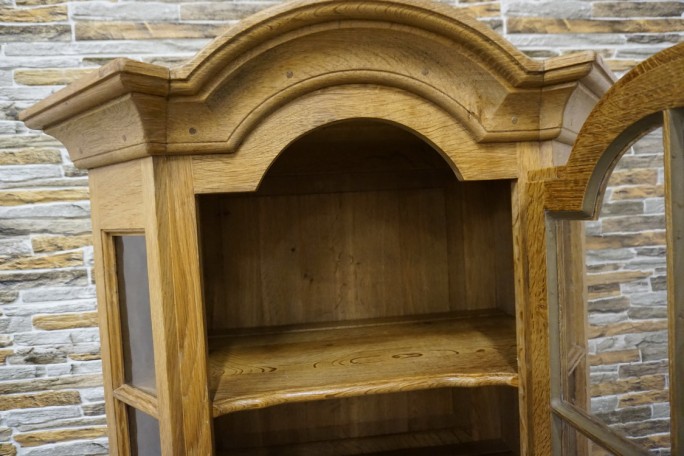 WITRYNA WĄSKA PŁASKA LITY DĄB SZER. 85 CM