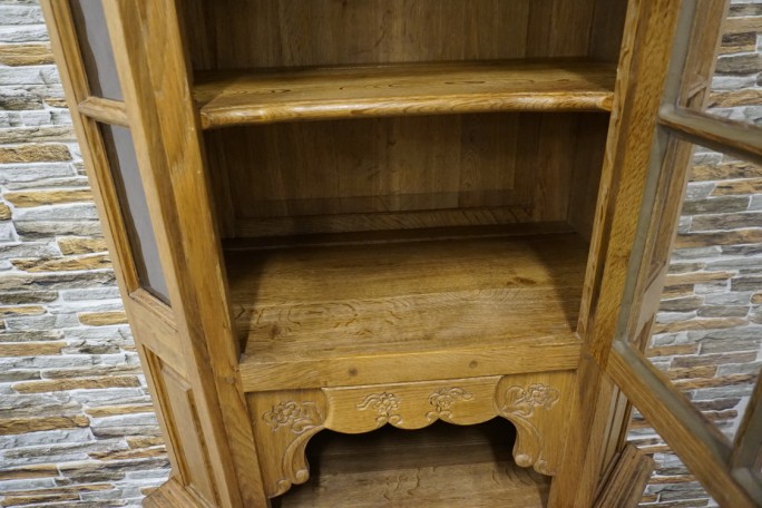 WITRYNA WĄSKA PŁASKA LITY DĄB SZER. 85 CM