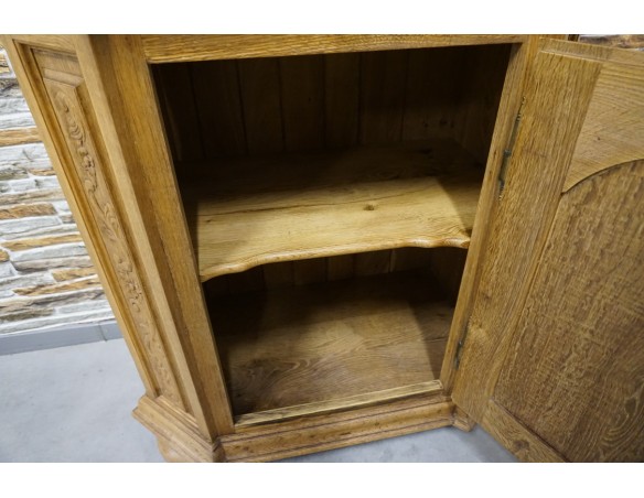 WITRYNA WĄSKA PŁASKA LITY DĄB SZER. 85 CM