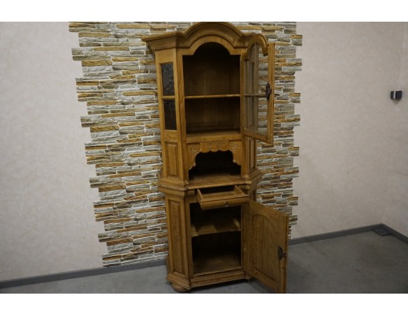 WITRYNA WĄSKA PŁASKA LITY DĄB SZER. 85 CM