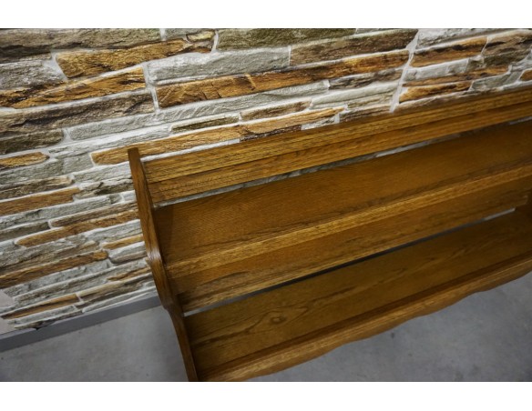 PÓŁKA DĘBOWA WISZĄCA SZER. 104 CM