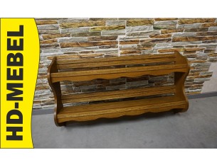 PÓŁKA DĘBOWA WISZĄCA SZER. 104 CM