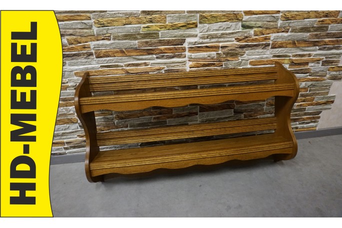 PÓŁKA DĘBOWA WISZĄCA SZER. 104 CM