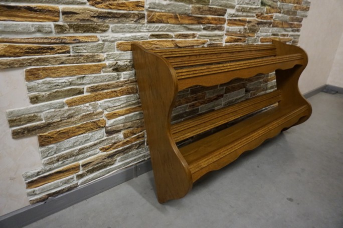 PÓŁKA DĘBOWA WISZĄCA SZER. 104 CM