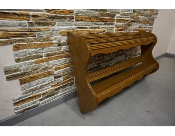 PÓŁKA DĘBOWA WISZĄCA SZER. 104 CM