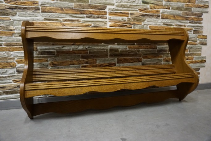 PÓŁKA DĘBOWA WISZĄCA SZER. 104 CM