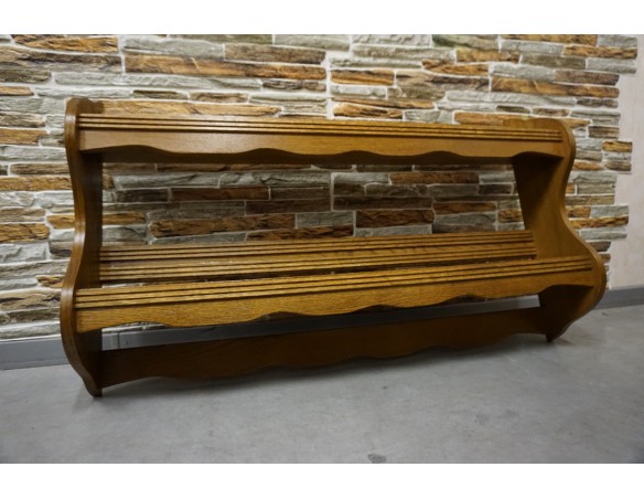 PÓŁKA DĘBOWA WISZĄCA SZER. 104 CM