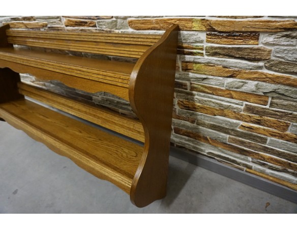 PÓŁKA DĘBOWA WISZĄCA SZER. 104 CM