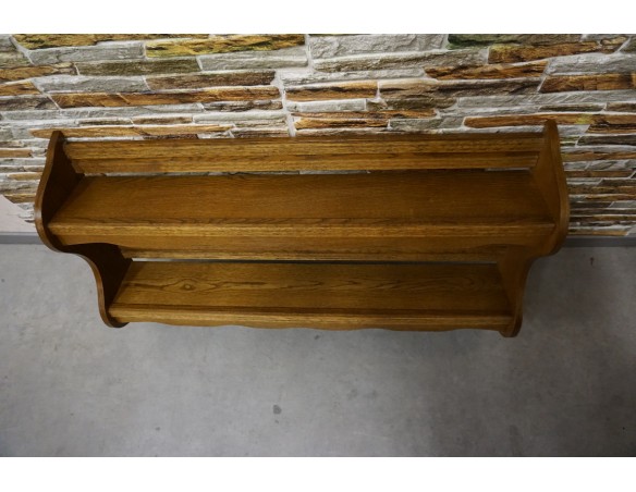 PÓŁKA DĘBOWA WISZĄCA SZER. 104 CM