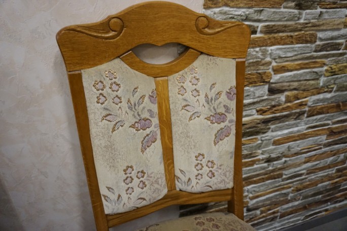 KRZESŁA DĘBOWE KOMPLET 4 SZTUKI MEGA WYGODNE