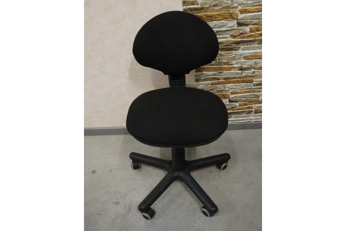 FOTEL BIUROWY OBROTOWY CZARNY 44/50 CM