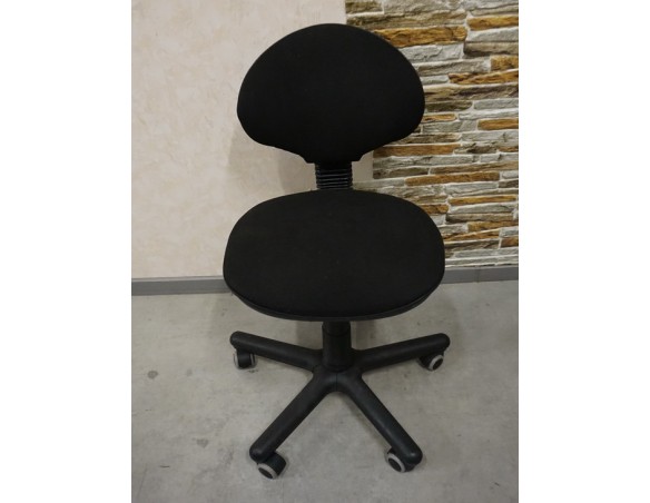 FOTEL BIUROWY OBROTOWY CZARNY 44/50 CM