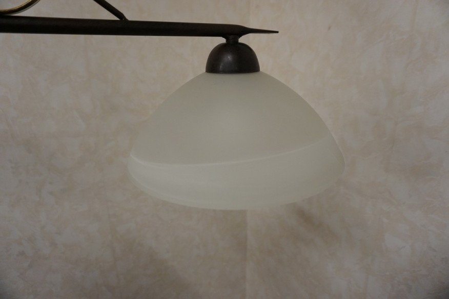 LAMPA SUFITOWA WISZĄCA ŻYRANDOL 3 KLOSZE IDEALNA NAD STÓŁ