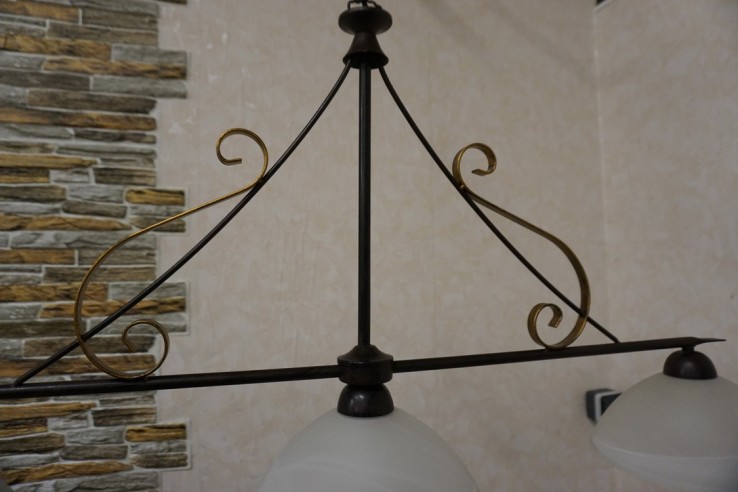 LAMPA SUFITOWA WISZĄCA ŻYRANDOL 3 KLOSZE...