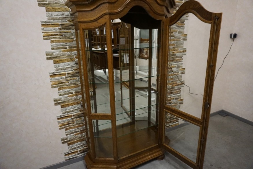 WITRYNA PŁASKA PRZESZKLONA Z LUSTRAMI PODŚWIETLANA SZER. 120 CM