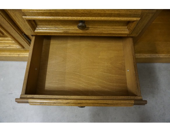 KOMODA DĘBOWA 3 DRZWIOWA 5 SZUFLAD SZER. 197 CM