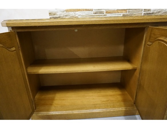 KOMODA DĘBOWA 3 DRZWIOWA 5 SZUFLAD SZER. 197 CM