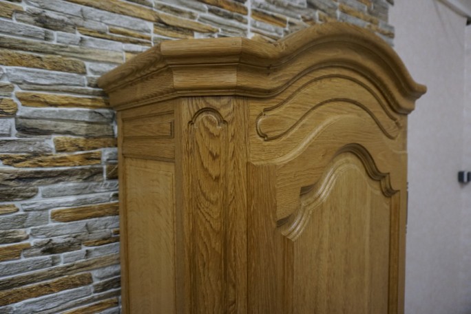 SZAFA DĘBOWA LITY DĄB NATURALNA  SZER. 85 CM