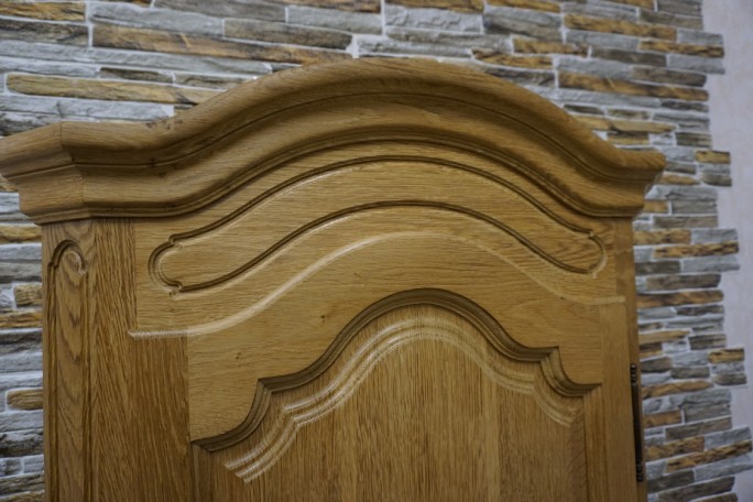 SZAFA DĘBOWA LITY DĄB NATURALNA  SZER. 85 CM