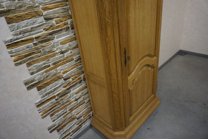 SZAFA DĘBOWA LITY DĄB NATURALNA  SZER. 85 CM