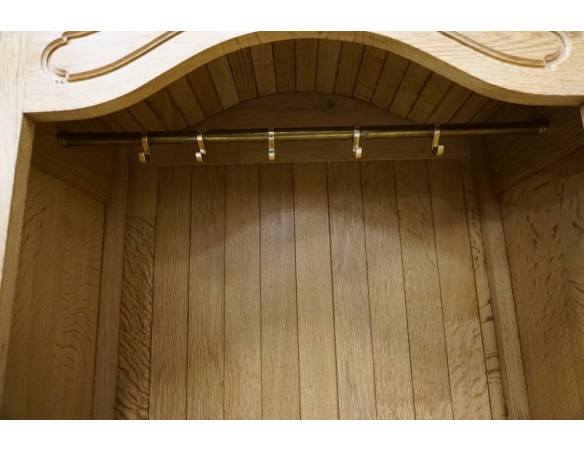 SZAFA DĘBOWA LITY DĄB NATURALNA  SZER. 85 CM