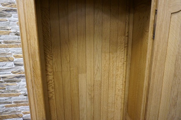 SZAFA DĘBOWA LITY DĄB NATURALNA  SZER. 85 CM