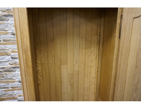 SZAFA DĘBOWA LITY DĄB NATURALNA  SZER. 85 CM