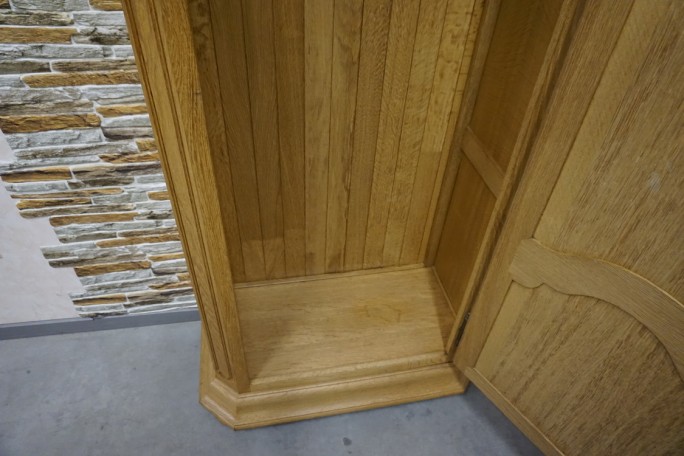 SZAFA DĘBOWA LITY DĄB NATURALNA  SZER. 85 CM