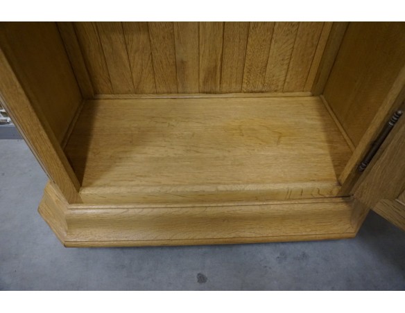 SZAFA DĘBOWA LITY DĄB NATURALNA  SZER. 85 CM