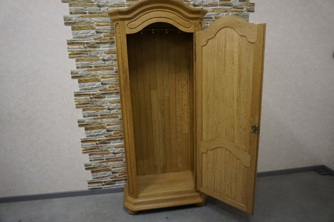 SZAFA DĘBOWA LITY DĄB NATURALNA  SZER. 85 CM