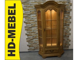 WITRYNA DĘBOWA LITY DĄB NATURALNA PODŚWIETLANA SZKLANE...